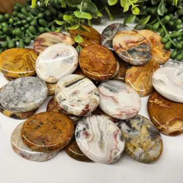 Yellow Crazy Lace Agate