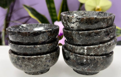 Natural Yooperlite Emberlite Bowls Crystal Healing Energy