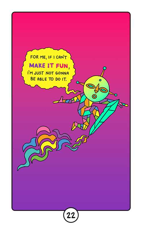 Rainbow Brainskull Oracle Deck by Ramin  Nazer