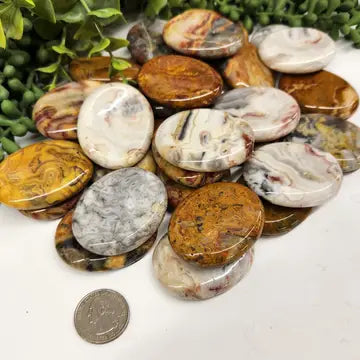 Yellow Crazy Lace Agate