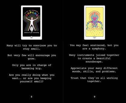 Rainbow Brainskull Oracle Deck by Ramin  Nazer
