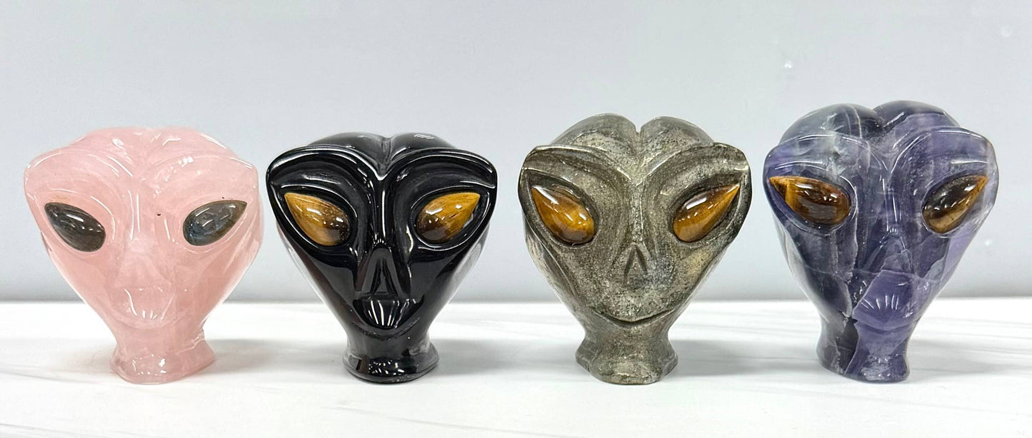 Crystal Alien Head