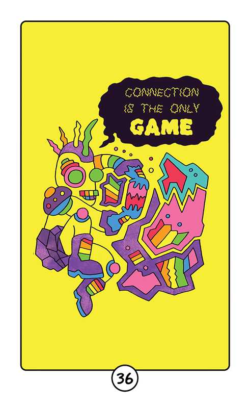 Rainbow Brainskull Oracle Deck by Ramin  Nazer